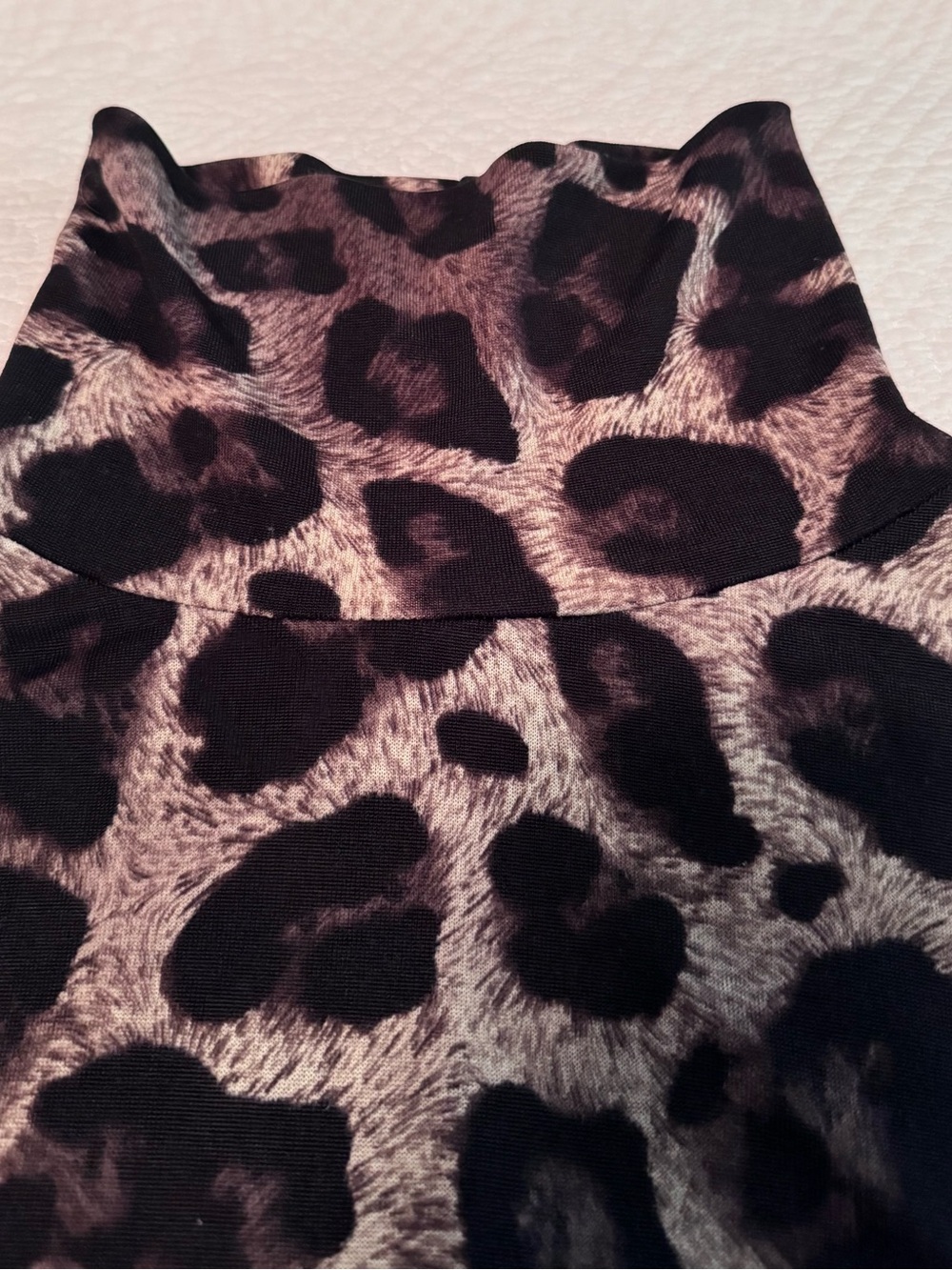 Leopard Print Flowing Poncho Top    Size 2X - Picture 6 of 6